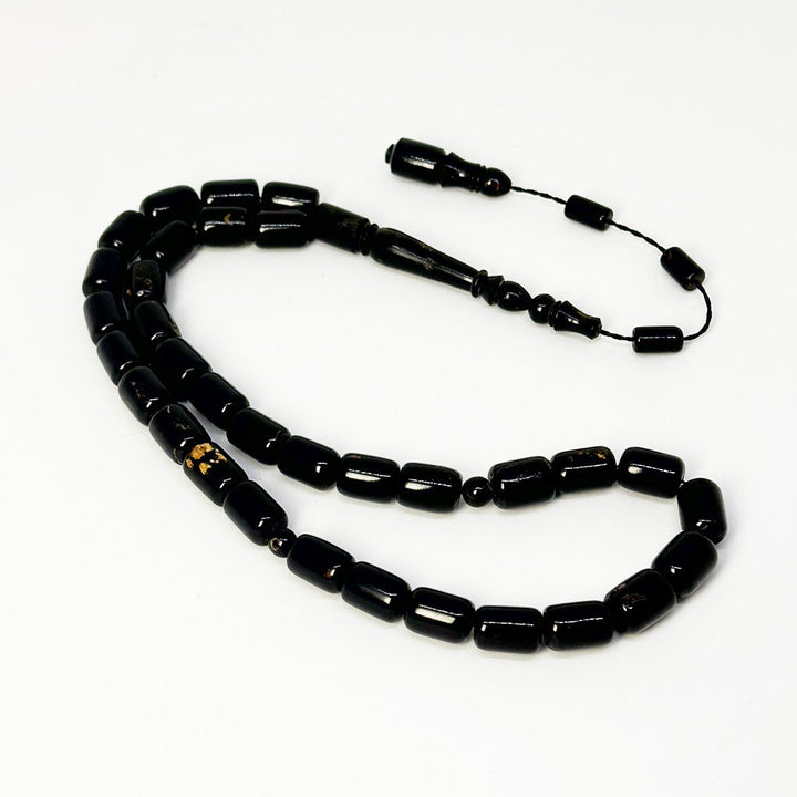 سبحة يسر بحر احمر برميلي 10 ملي 33 حبايه