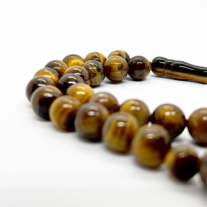 حجر عين النمر دلايه فضه 10 ملي 33 حبايه